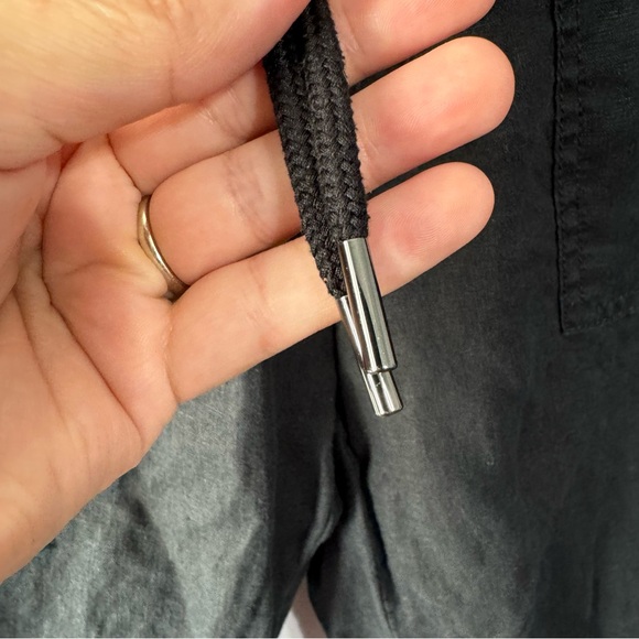 Athleta black Cabo linen jogger size 2 - Picture 3 of 6